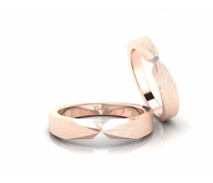 Nhẫn cưới Kim cương SHARP RING 10 - NC201H
